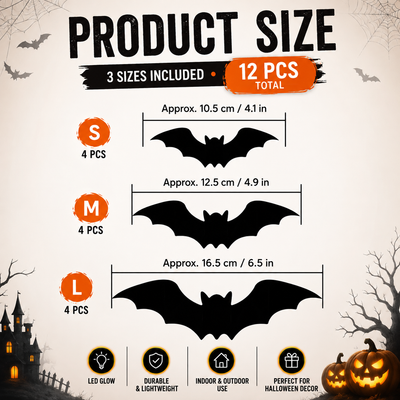 Halloween GlowBats®
