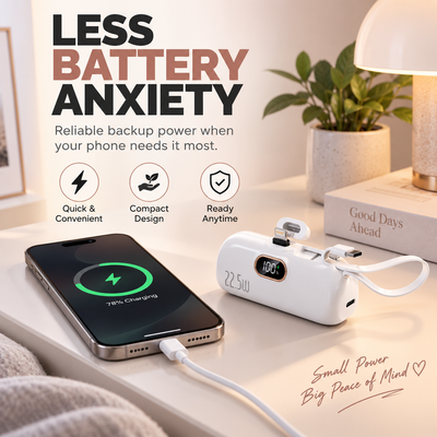 Less Battery Anxiety