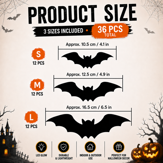 Halloween GlowBats®