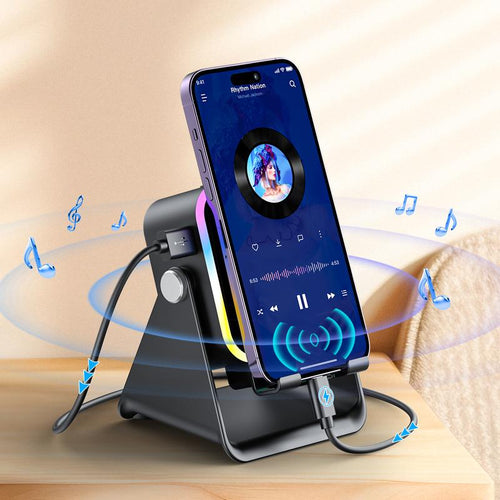AuraDock™ 5-in-1 Wireless Speaker Stand