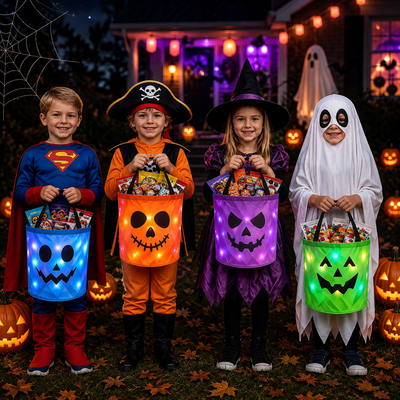 GlowGhoul Trick-or-Treat Bucket