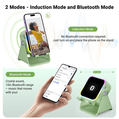 AuraDock™ 5-in-1 Wireless Speaker Stand