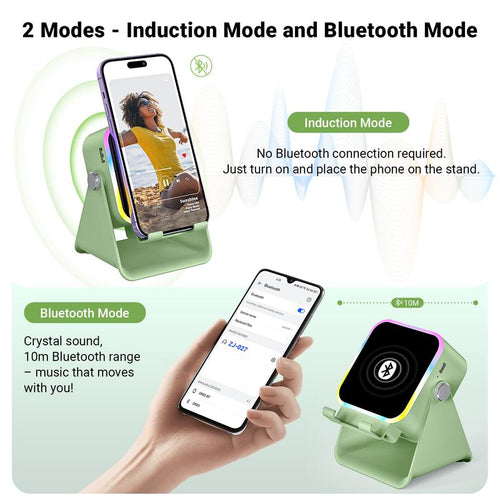 AuraDock™ 5-in-1 Wireless Speaker Stand